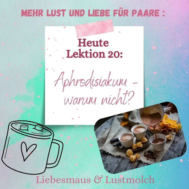 Aphrodisiakum – warum nicht?
Kakao gilt bei einigen indianischen ..... - BeFree Liebesschule