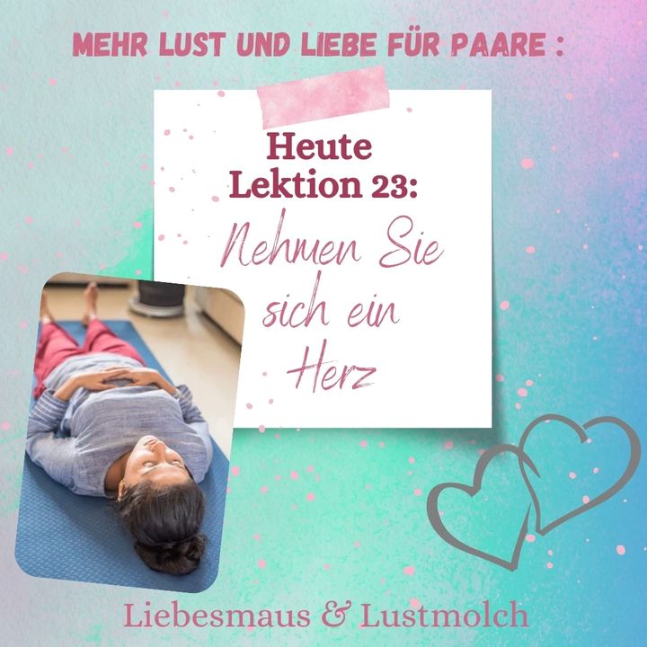 Paare:
Legen Sie sich abwechselnd und nacheinander für ein paar M..... - BeFree Liebesschule