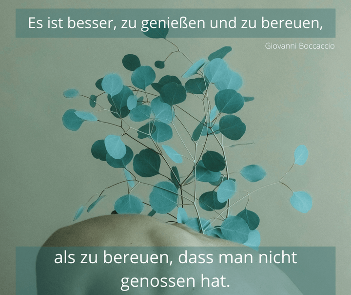 Wer nicht genießt, ist ungenießbar. Das wissen wir inzwischen all..... - BeFree Liebesschule