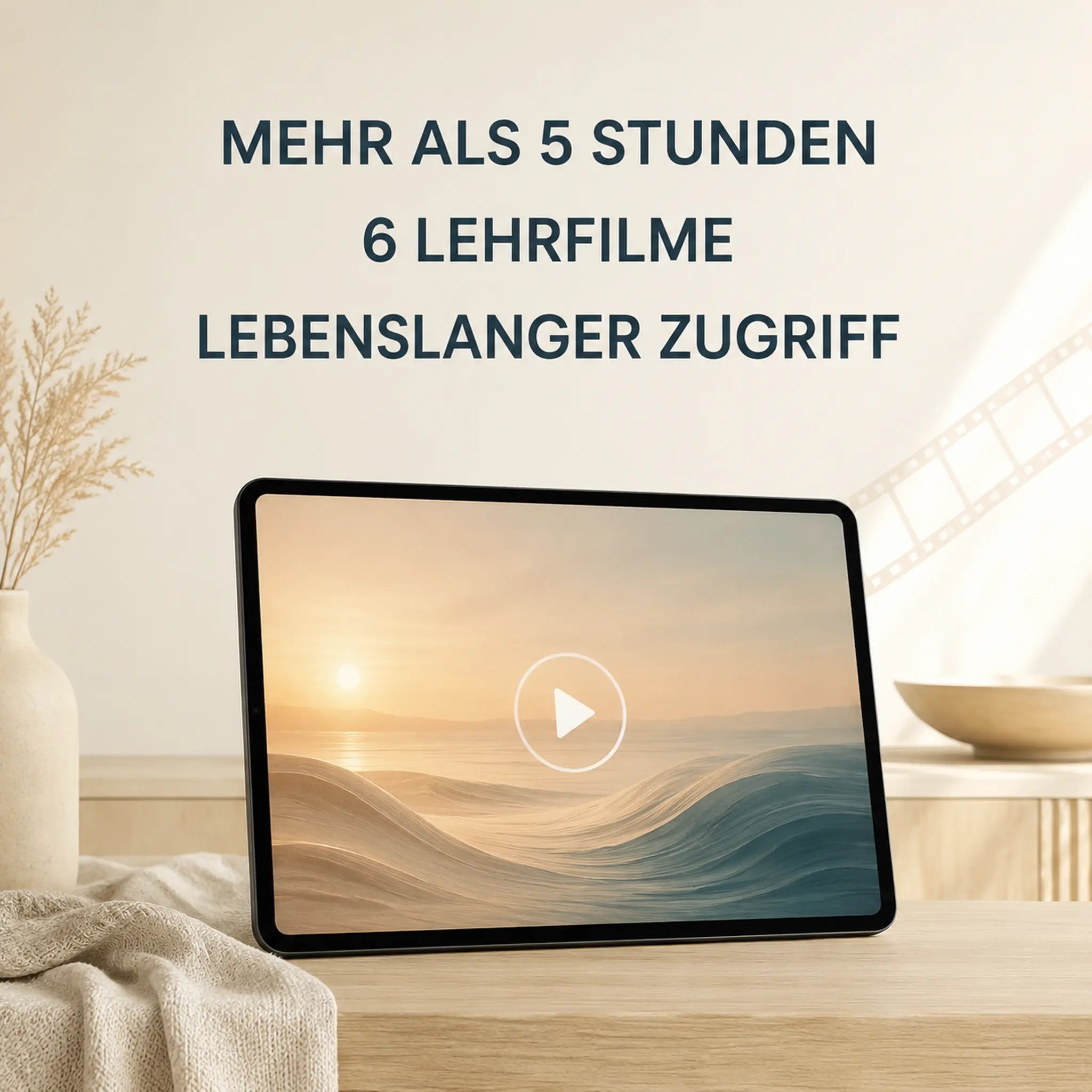 Mehr als fünf Stunden in sechs tantrischen Lehrfilmen mit lebenslangem Zugriff