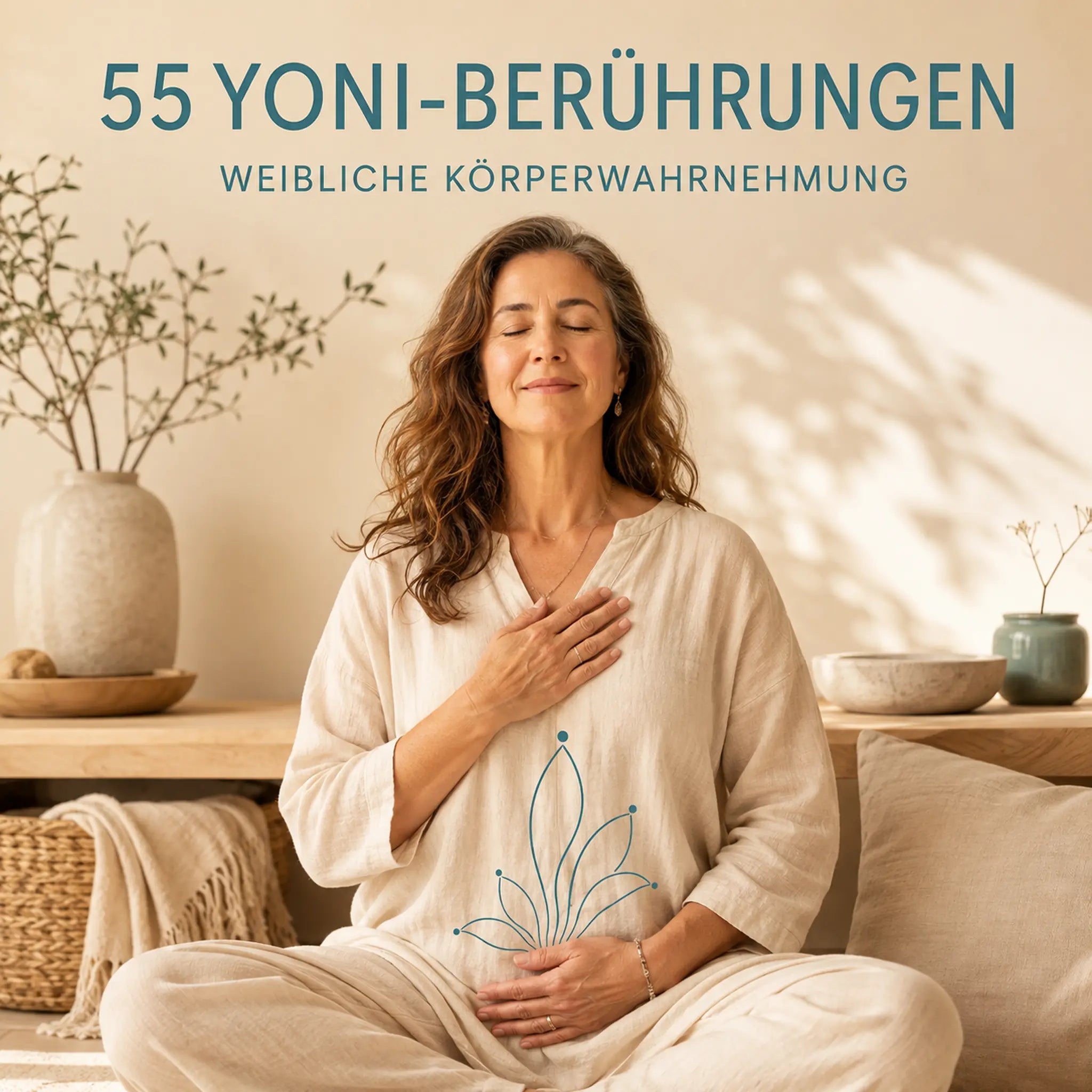 55 Yoni-Berührungen für achtsame weibliche Körperwahrnehmung und intime Nähe
