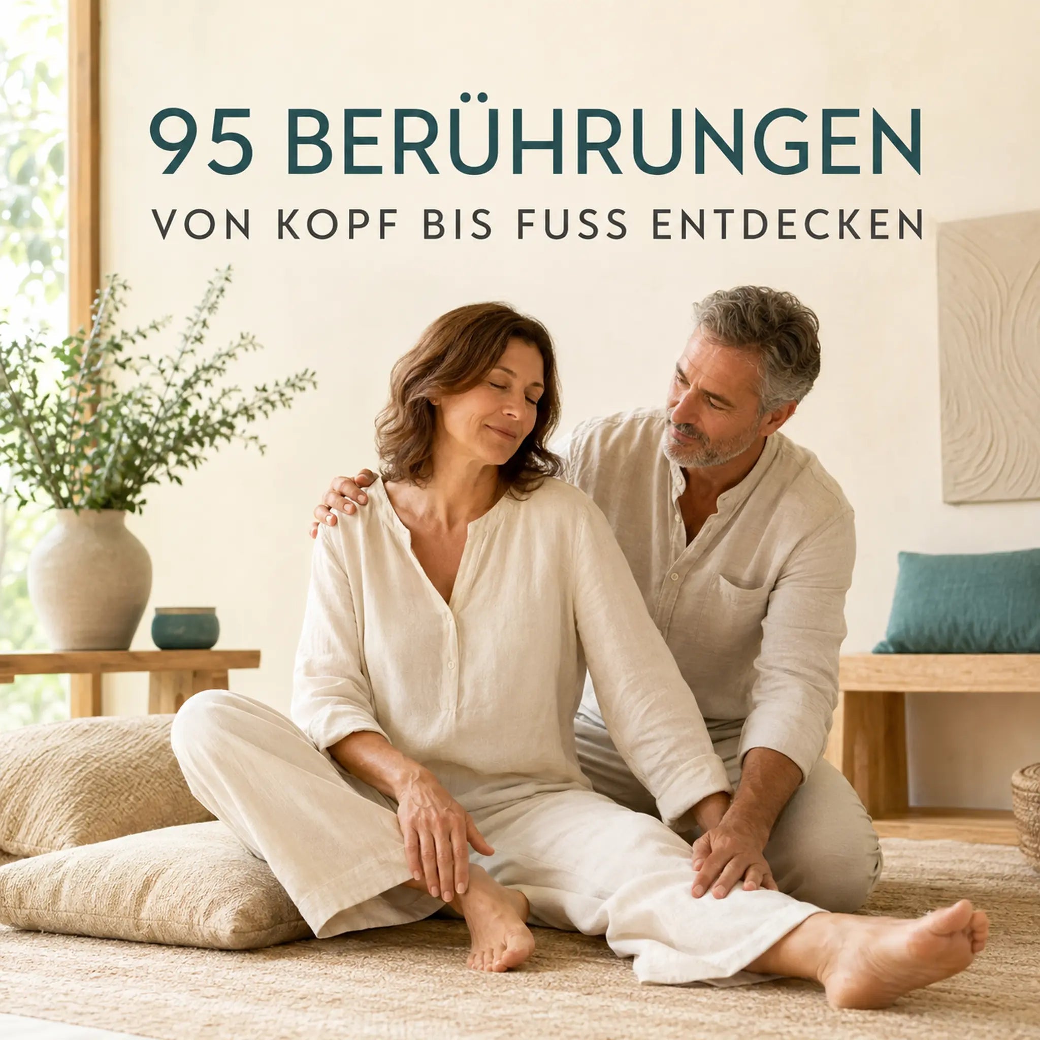 Paar entdeckt mit 95 achtsamen Berührungen den weiblichen Körper von Kopf bis Fuß