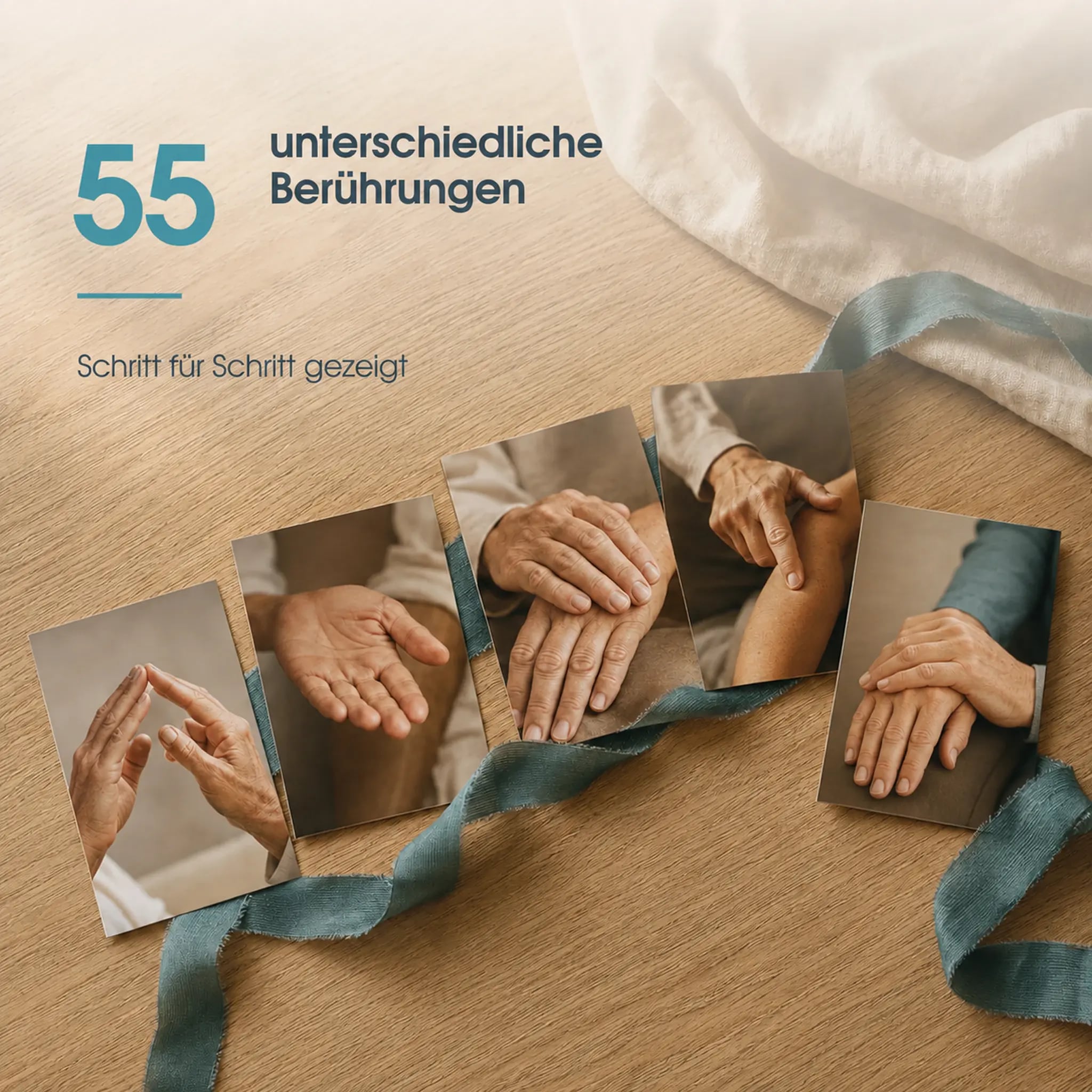 55 unterschiedliche Berührungsmöglichkeiten Schritt für Schritt im Lehrfilm