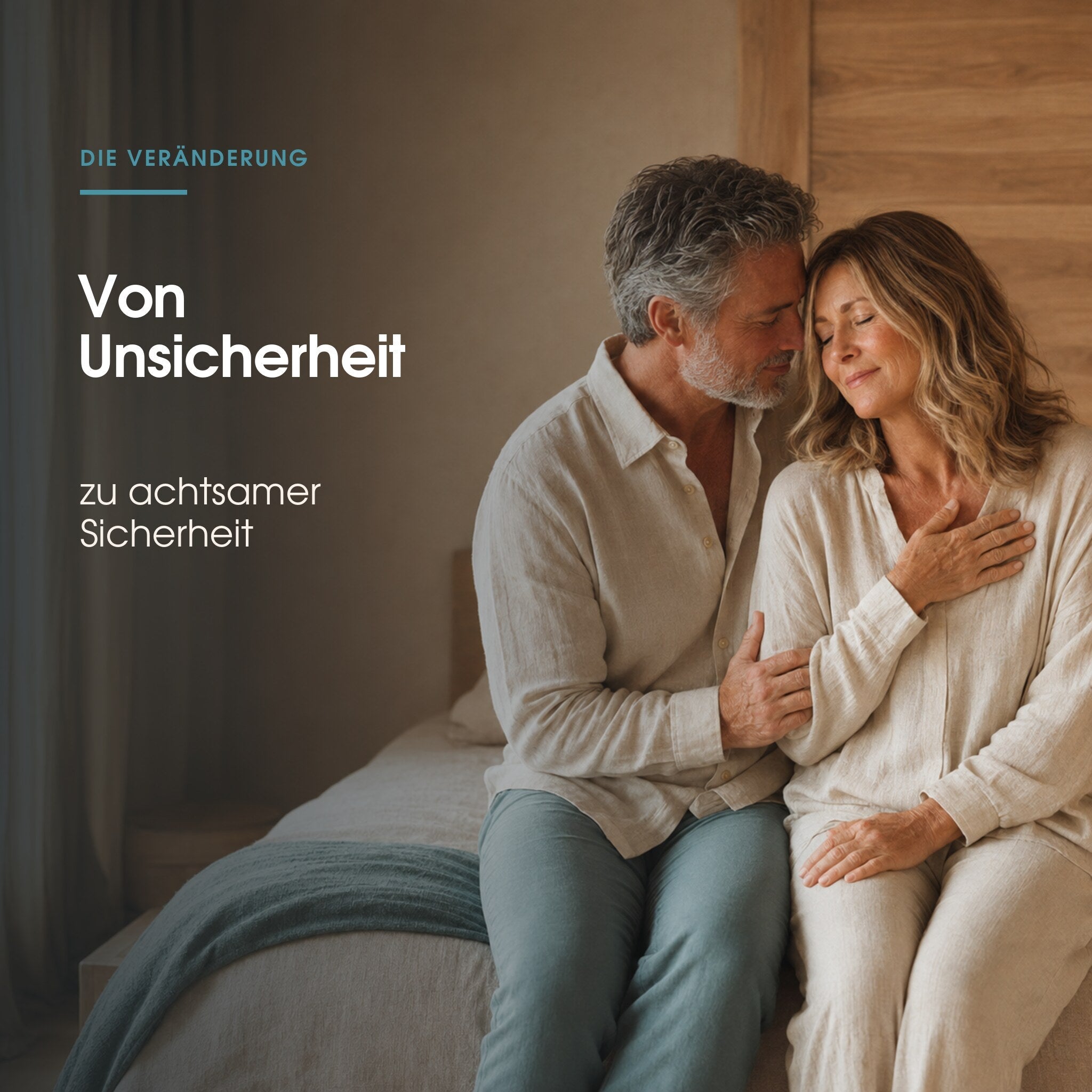 Paar gewinnt Vertrauen und Sicherheit bei achtsamen Berührungen