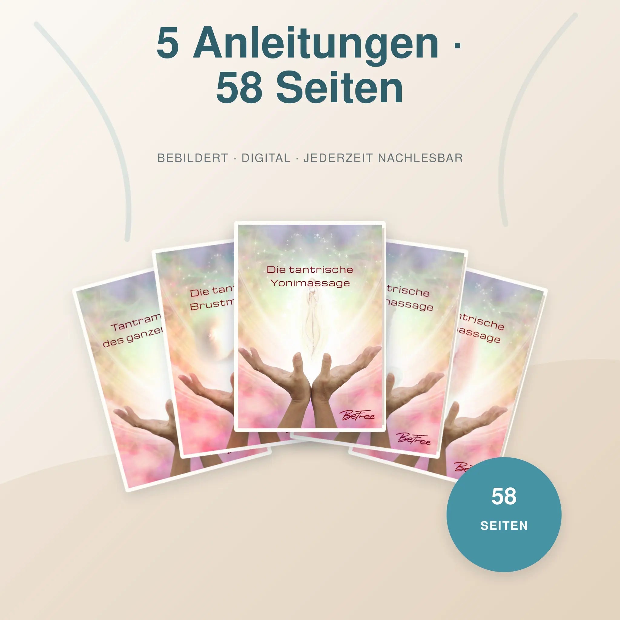 Komplett-Paket mit fünf PDF-Anleitungen und insgesamt 58 Seiten