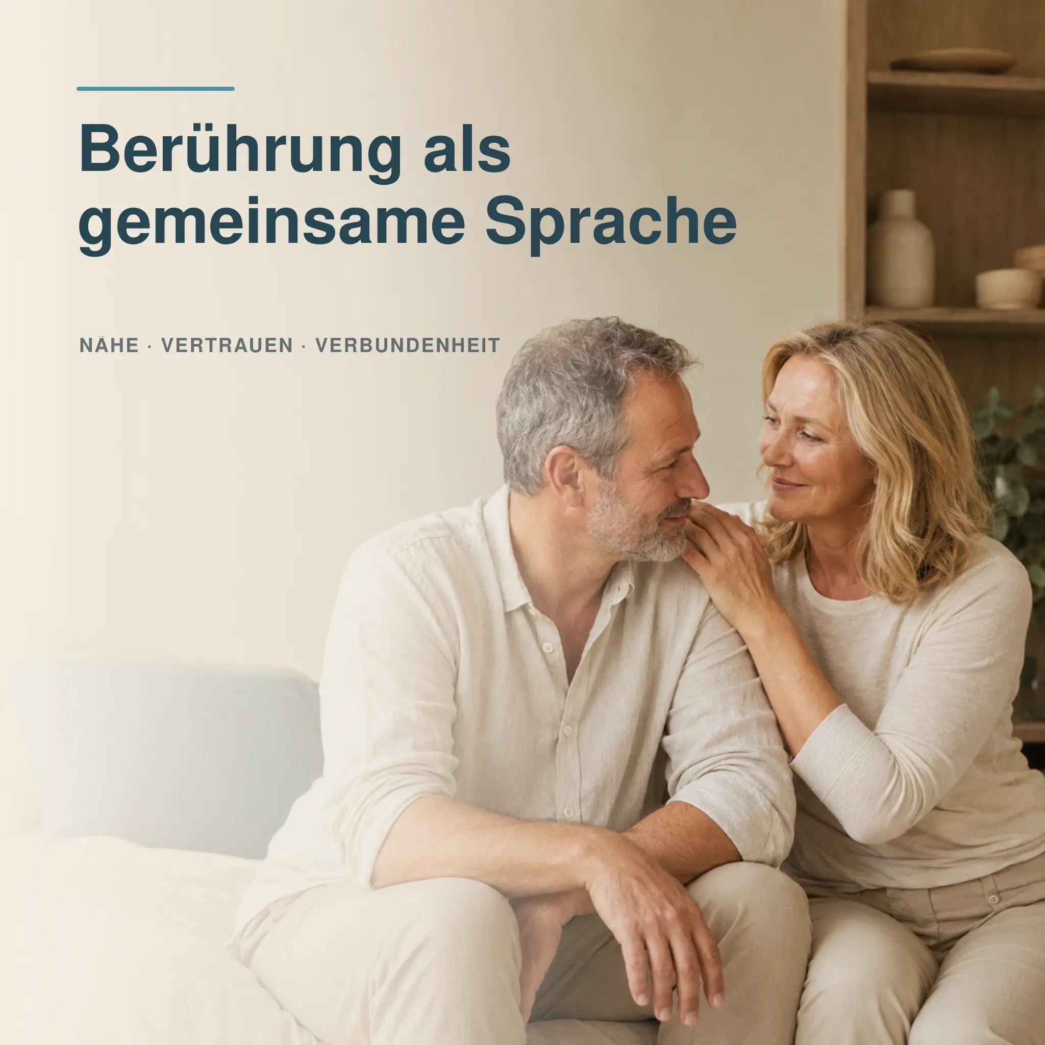 Paar in einer ruhigen Atmosphäre für achtsame Tantramassage