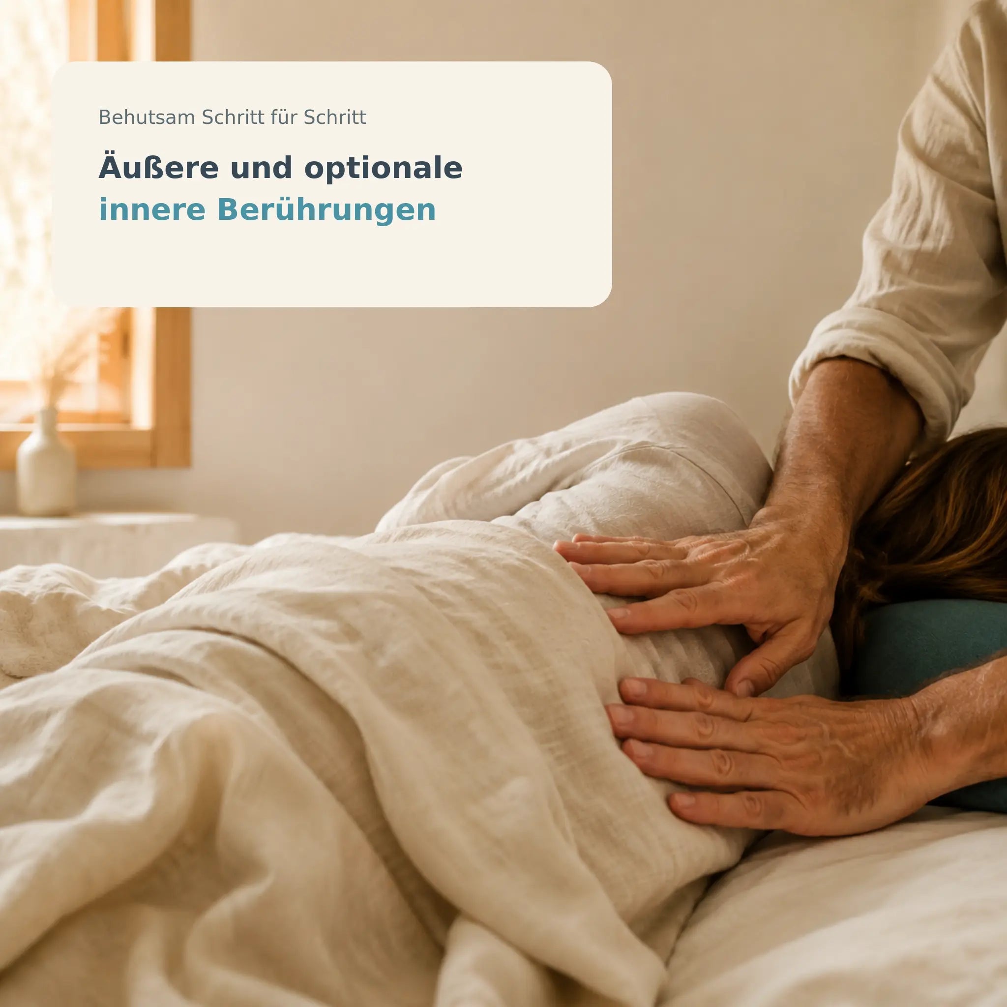 Inhalt der Anleitung: äußere und optionale innere Berührungen bei der tantrischen Anusmassage.