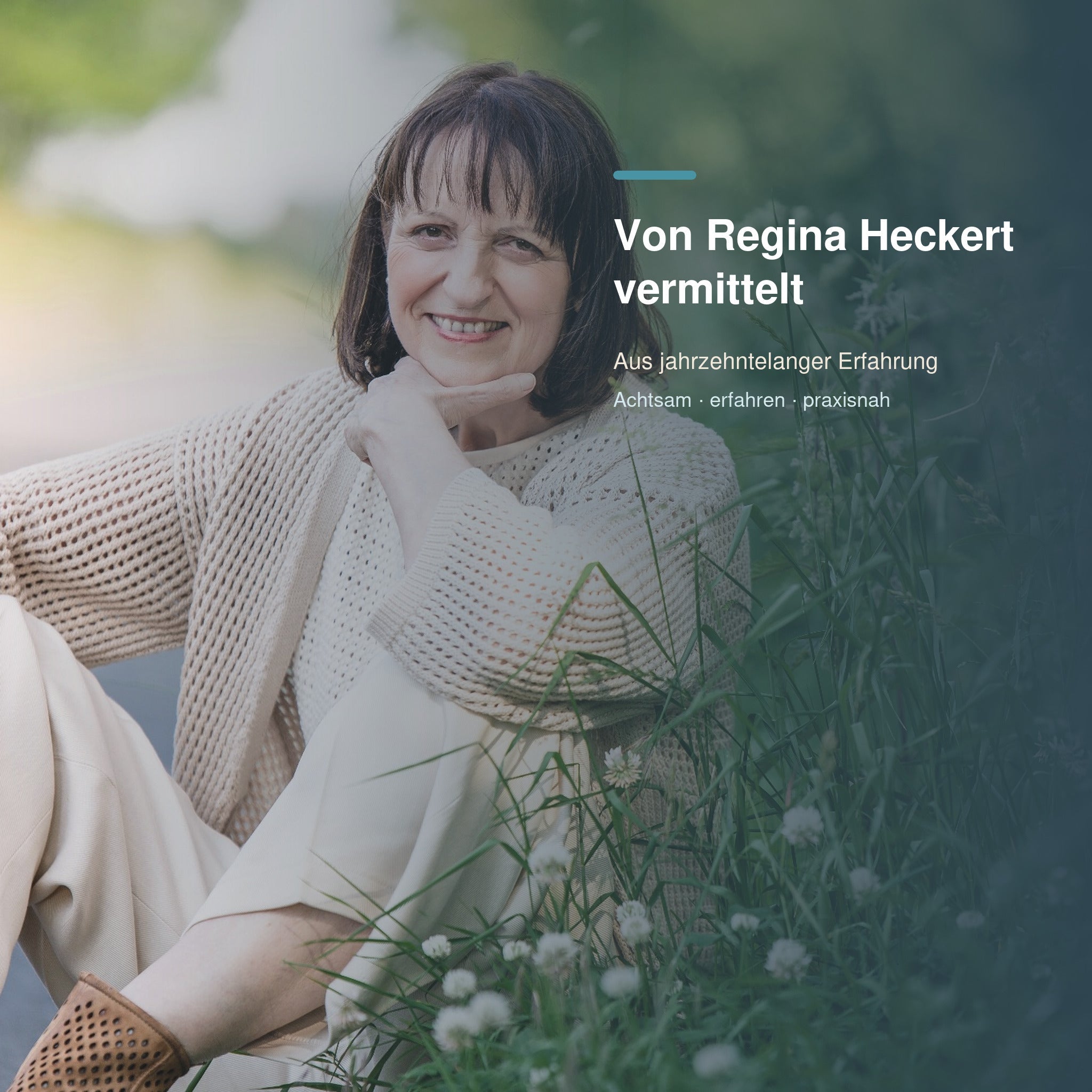 Regina Heckert vermittelt die tantrische Brustmassage aus jahrzehntelanger Erfahrung