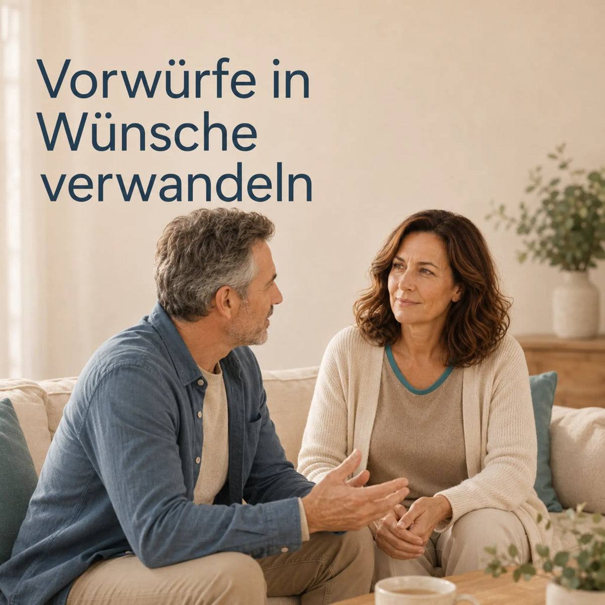 Paar verwandelt Vorwürfe in klare und verständliche Wünsche