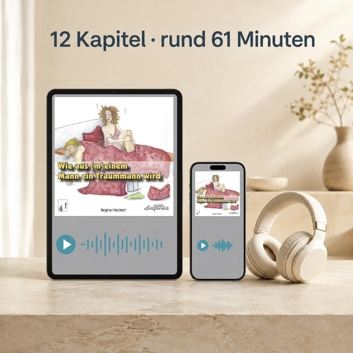 Digitales Hörbuch Traummann mit zwölf Kapiteln und rund 61 Minuten Laufzeit