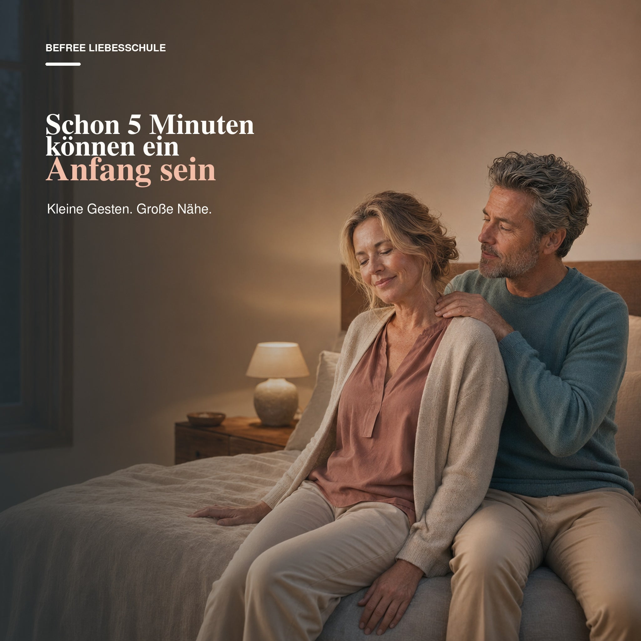Paar schenkt sich mit einem fünfminütigen Abendritual eine kleine Geste der Liebe