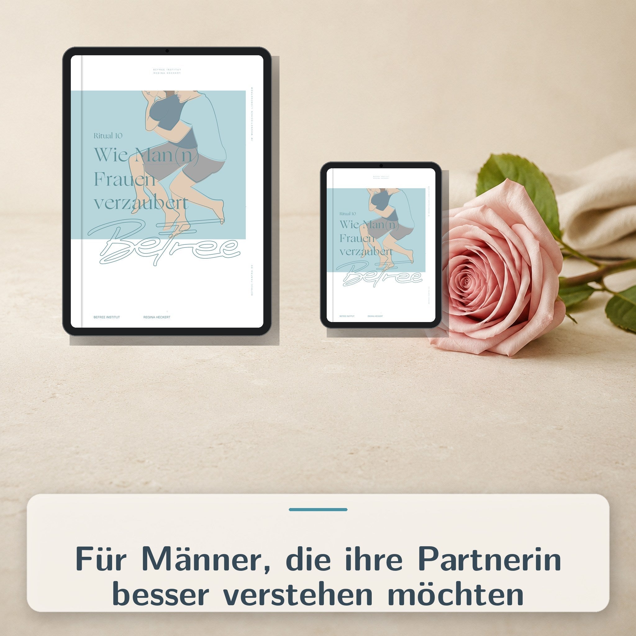 Digitale Tantra-Anleitung für Männer und Paare auf zwei Geräten