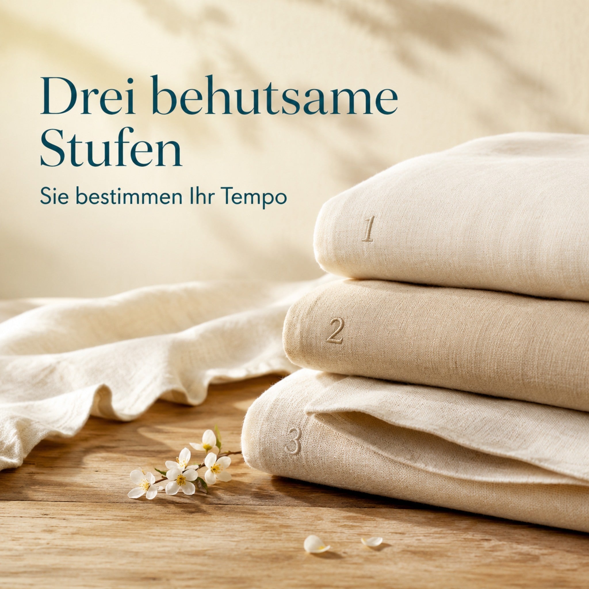 Drei frei wählbare Schwierigkeitsstufen für ein selbstbestimmtes Ritual