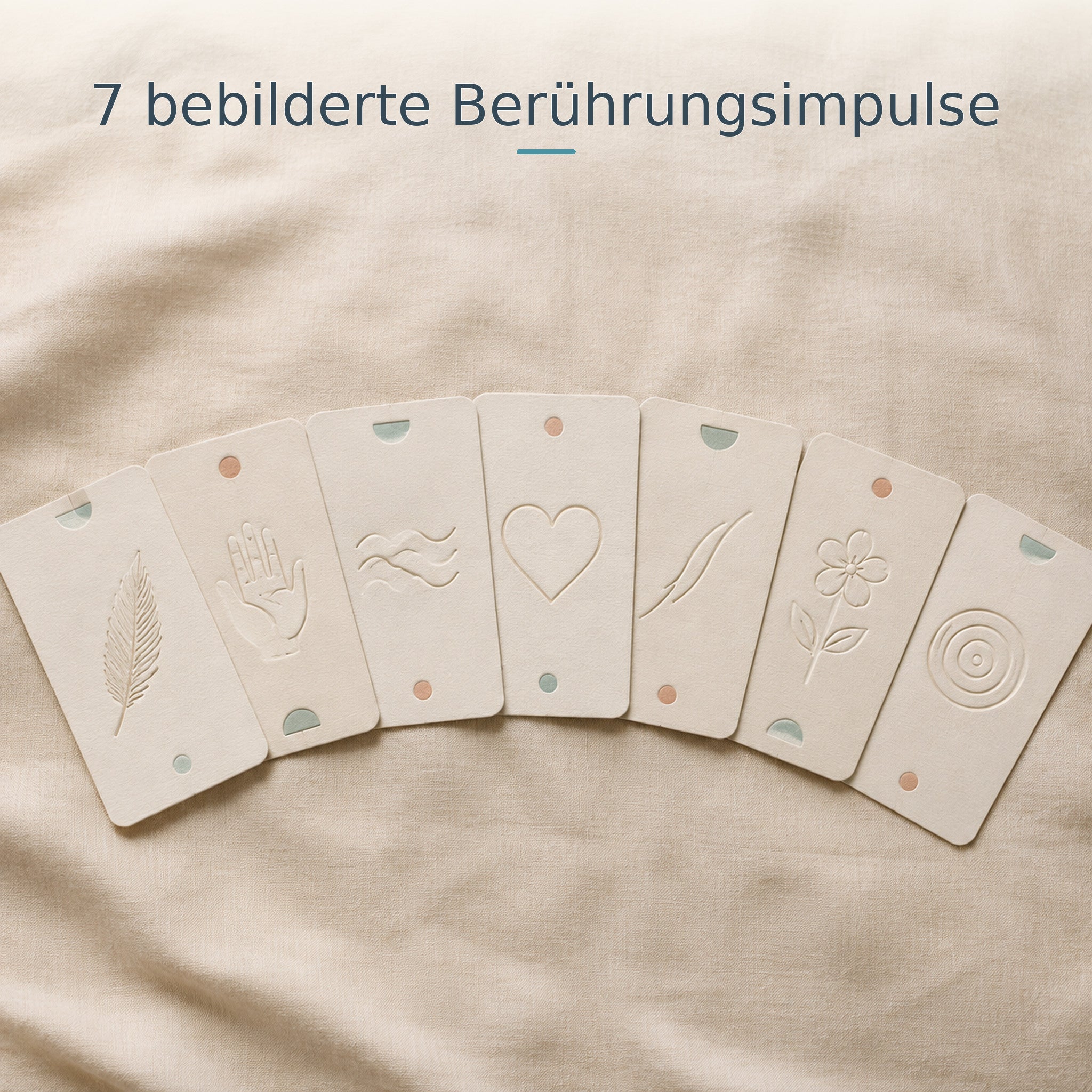 Sieben bebilderte Impulse für achtsame Berührungen in der Partnerschaft
