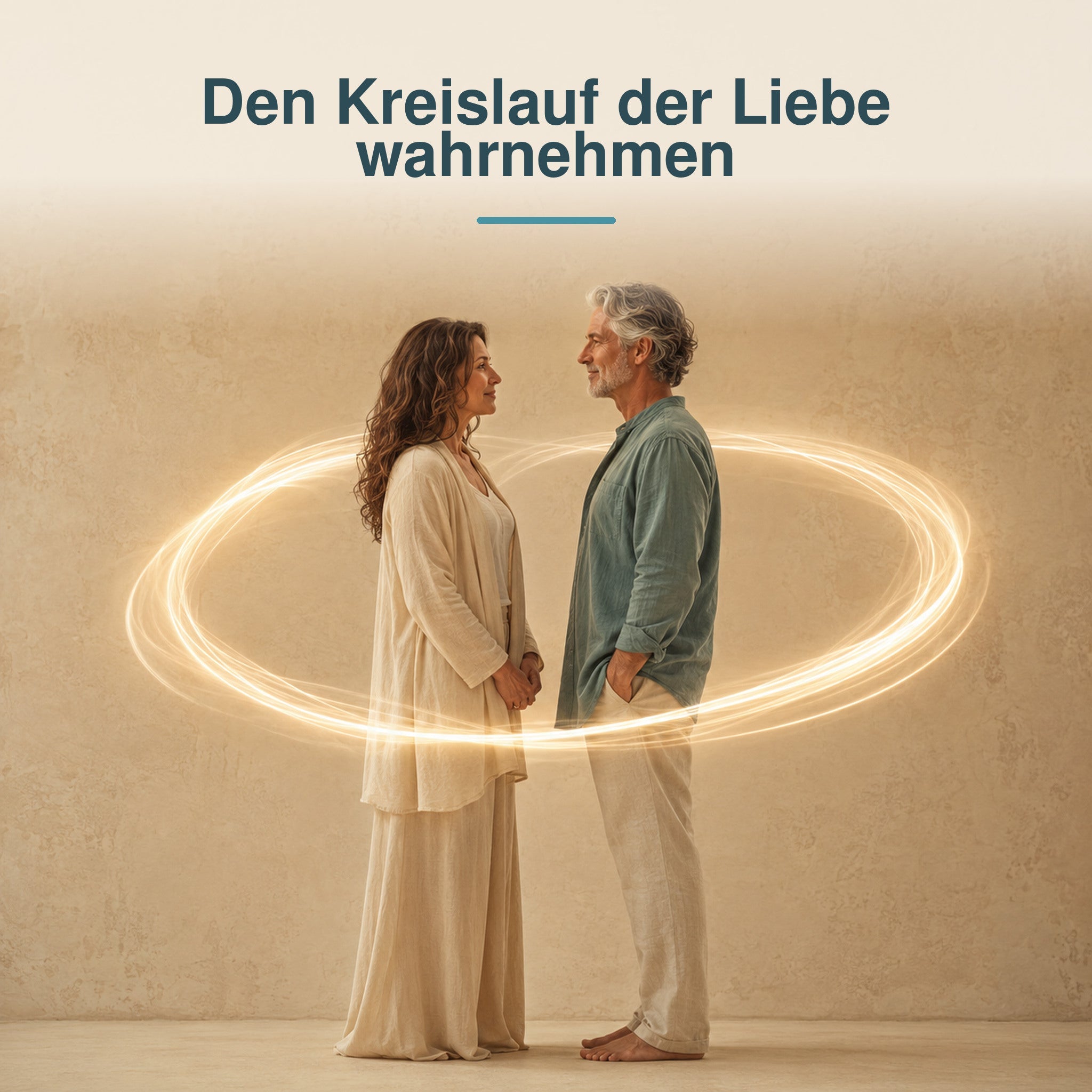 Symbolische Darstellung des tantrischen Liebesstroms zwischen Frau und Mann