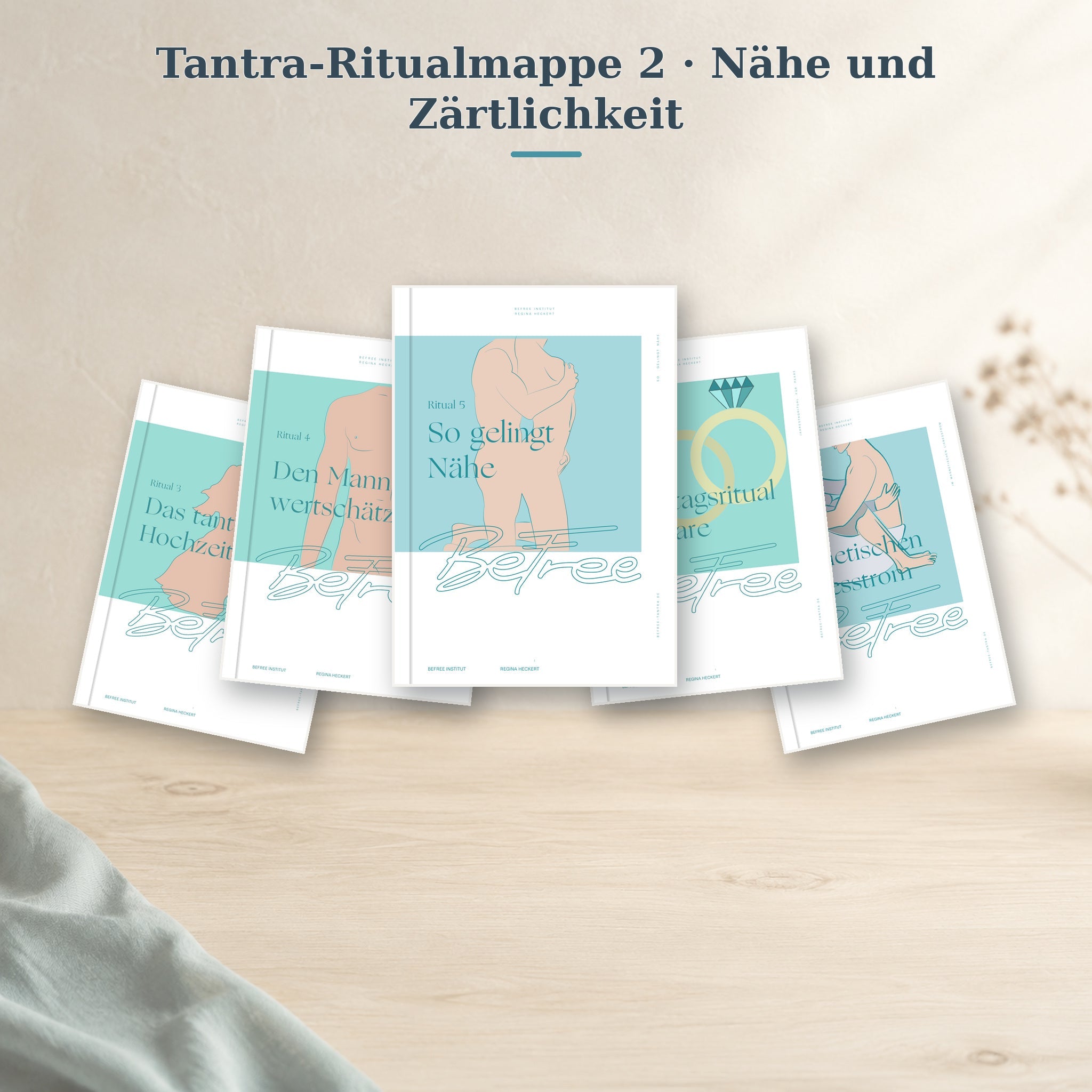 Tantra-Ritualmappe 2 mit fünf PDF-Anleitungen für Nähe und Zärtlichkeit als Paar