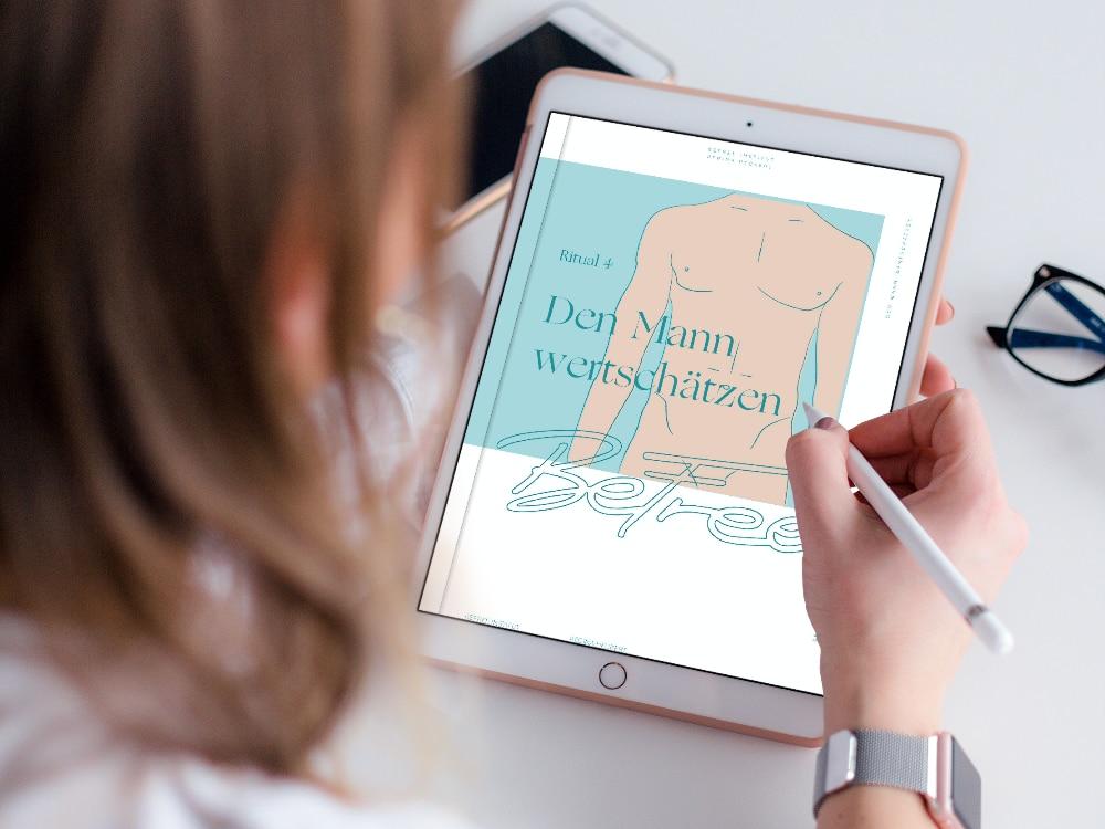 Ritual 4 Den Mann wertschätzen - digitale PDF-Anleitung von BeFree