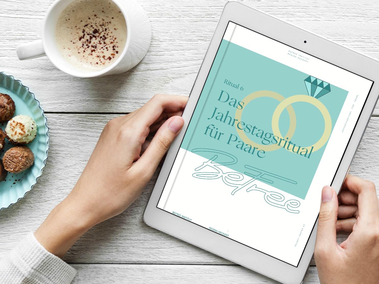 Cover der PDF „Ritual 6 – Das Jahrestagsritual für Paare“